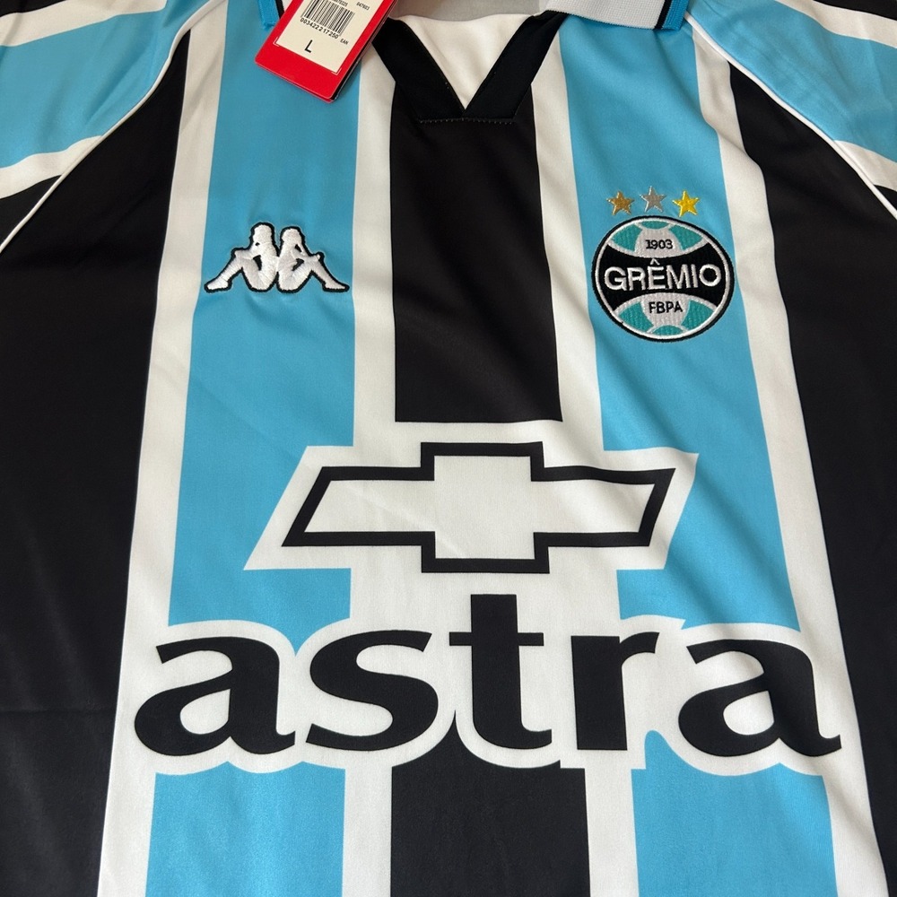 Kappa Gremio 2000 Retro Soccer Futbol Football Jersey Men's Large - NWT - Picture 5 of 13
